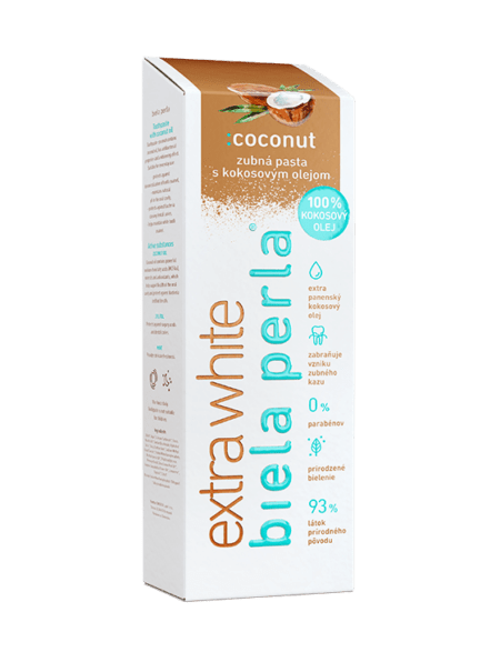 Bieliaca zubná pasta :coconut