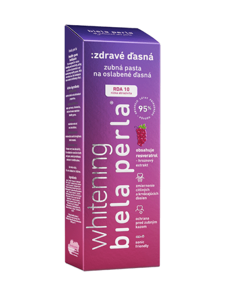 Špecializovaná zubná pasta :zdravé ďasná