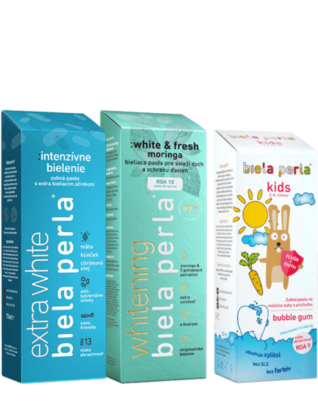 Rodinná sada :intenzívne bielenie & :white & fresh moringa & :kids