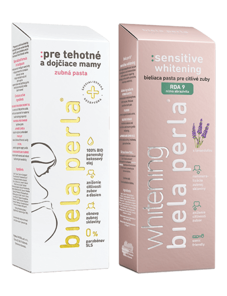 Špecializovaná sada :pre tehotné a dojčiace mamy & :sensitive whitening